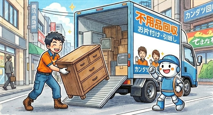 テキパキと積み込みを行う様子